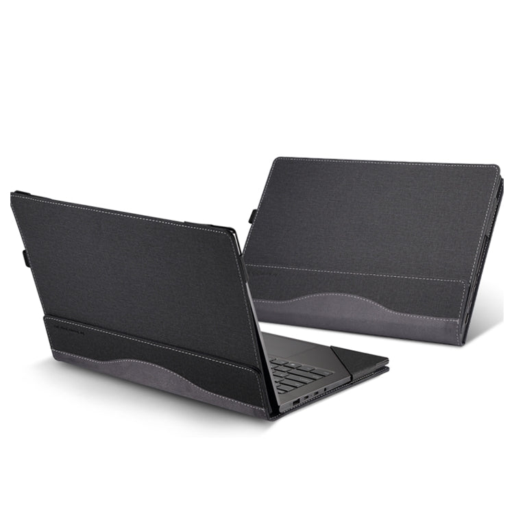 حافظة لابتوب من الجلد مقاومة للصدمات، لـ HP Pavilion Book Pro 16 بوصة 16-ab، لـ HP OmniBook 7 لابتوب 16-az / 16t-az، لـ HP OmniBook 7 17.3 بوصة 17-dc، لـ HP OmniBook 7 Flip 16 بوصة 16-au، لـ HP EliteBook 860 / 865 G11 16 بوصة