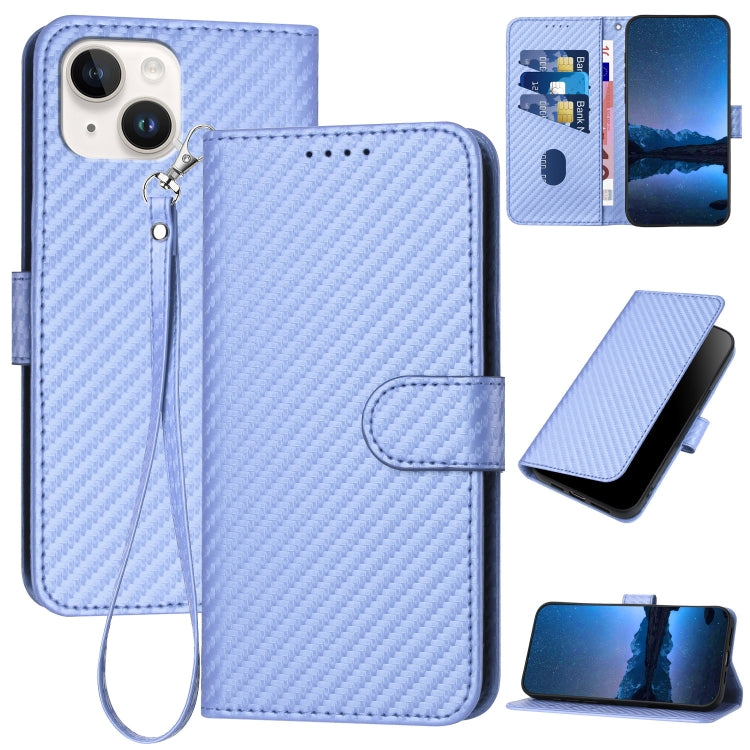 غطاء هاتف من الجلد مع إبزيم من ألياف الكربون وحبل معلق، لهواتف iPhone 13 Pro Max، iPhone 13 Pro، iPhone 13، iPhone 13 mini، iPhone 12 / 12 Pro، iPhone 12 Pro Max
