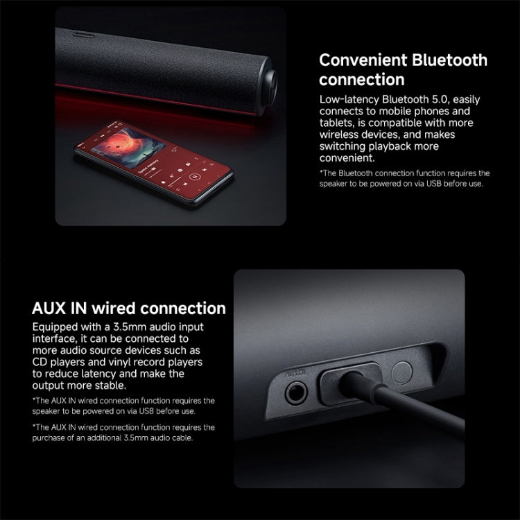 Xiaomi Redmi Computer Bluetooth Speaker with RGB Ambience Light