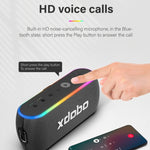 Xdobo X8 III BT5.3 IPX7 Wireless Speaker with RGB Light, Support Bluetooth/TF Card/USB/AUX, X8 III