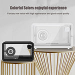 M8 Simple Fashion Transparent Bluetooth Speaker Subwoofer with Ambient Light