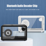 M8 Simple Fashion Transparent Bluetooth Speaker Subwoofer with Ambient Light