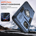 حافظة هاتف مع حامل حلقة Camshield، لهاتف iPhone 11