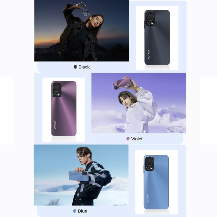 HOTWAV Note 13, Side Fingerprint Identification, 6.6 inch Android 13 T606 Octa Core up to 1.6GHz, Network: 4G, OTG, 4GB+128GB