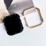 Aluminum Alloy Watch Frame Case, For Apple Watch Series 6 / 5 / 4 / SE 44mm, For Apple Watch Series 6 / 5 / 4 / SE 40mm, For Apple Watch Series 9 / 8 / 7 45mm, For Apple Watch Series 9 / 8 / 7 41mm, For Apple Watch Series 3 / 2 / 1 38mm                ...