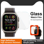 IMAK Tempered Glass Watch Protective Film Self-contained Positioning Version, For Apple Watch Ultra 1/2/3 49mm