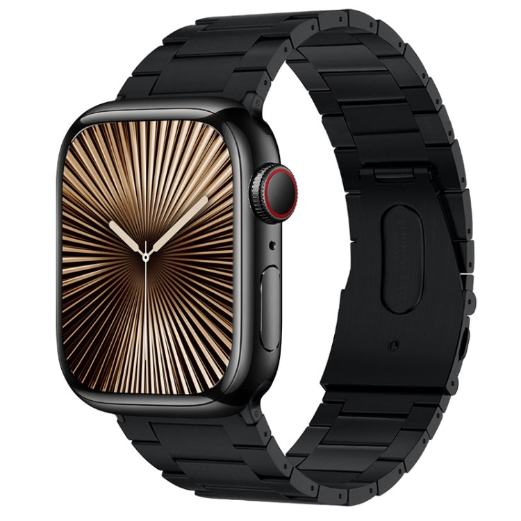 PG63 Three-Bead Protrusion Titanium Metal Watch Band, For Apple Watch Series 10 46mm, For Apple Watch Series 10 42mm, For Apple Watch SE 2023 44mm, For Apple Watch SE 2023 40mm, For Apple Watch Ultra 2 49mm, For Apple Watch Series 9 45mm               ...