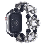 Beaded Pearl Gemstone Bracelet Watch Band, For Apple Watch 42mm, For Apple Watch 38mm
