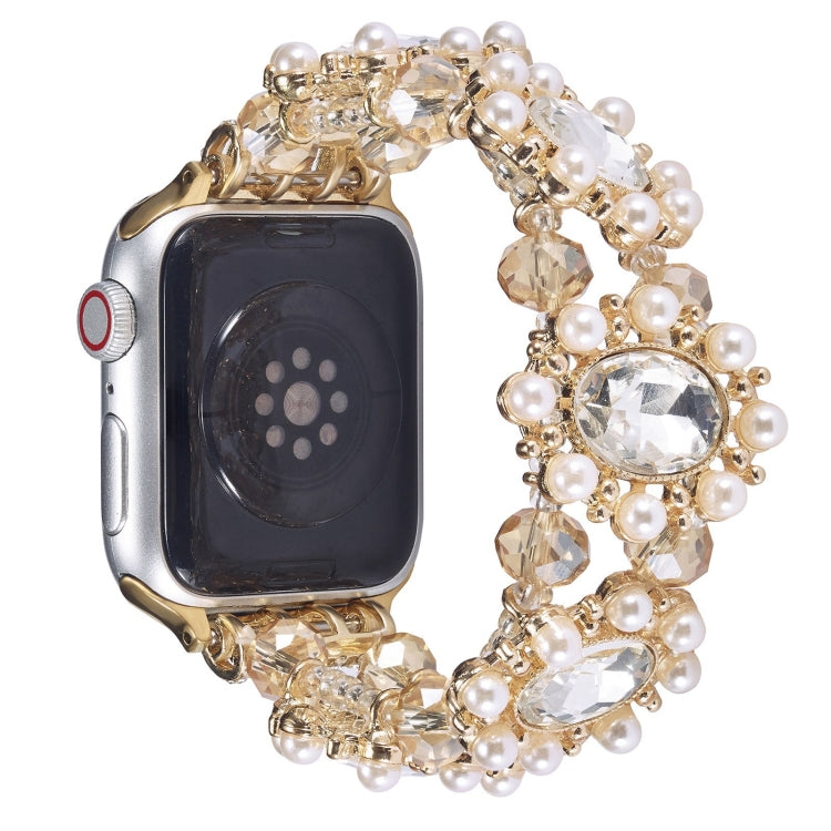 Beaded Pearl Gemstone Bracelet Watch Band, For Apple Watch 42mm, For Apple Watch 38mm