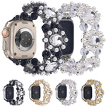 Beaded Pearl Gemstone Bracelet Watch Band, For Apple Watch 42mm, For Apple Watch 38mm