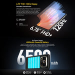 Ulefone Armor 25T Pro Rugged Phone, Thermal Imaging, 6.78 inch Android 15 MediaTek Dimensity 6300 Octa Core, Network: 5G, NFC, 8GB+256GB