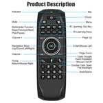 G7V Pro 2.4GHz Fly Air Mouse LED Backlight Wireless Keyboard Remote Control with Gyroscope for Android TV Box / PC, Support Intelligent Voice