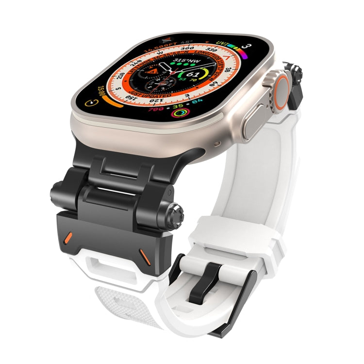 Stainless Steel Connector TPU Watch Band, For Apple Watch Series 6 44mm, For Apple Watch Series 5 44mm