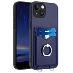 R20 Ring Card Holder Phone Case, For iPhone 17 Pro Max, For iPhone 17 Pro, For iPhone 17, For iPhone Air, For iPhone 15 Pro Max, For iPhone 15 Pro, For iPhone 15 Plus, For iPhone 15