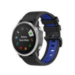 Silicone Two-color Strap, For Garmin Fenix 6S