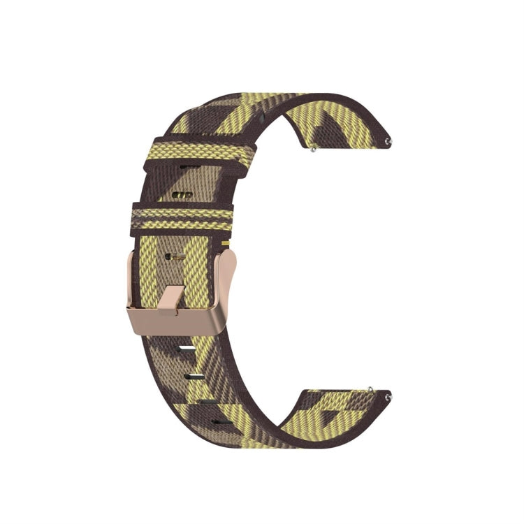 Gewebtes Nylonarmband mit Struktur, Größe: Einheitsgröße 20 mm, für Galaxy Watch 3 41 mm