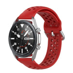 R850 Silicone Sports Solid Color Strap, Size: Free Size 20mm, For Galaxy Watch 3 41mm