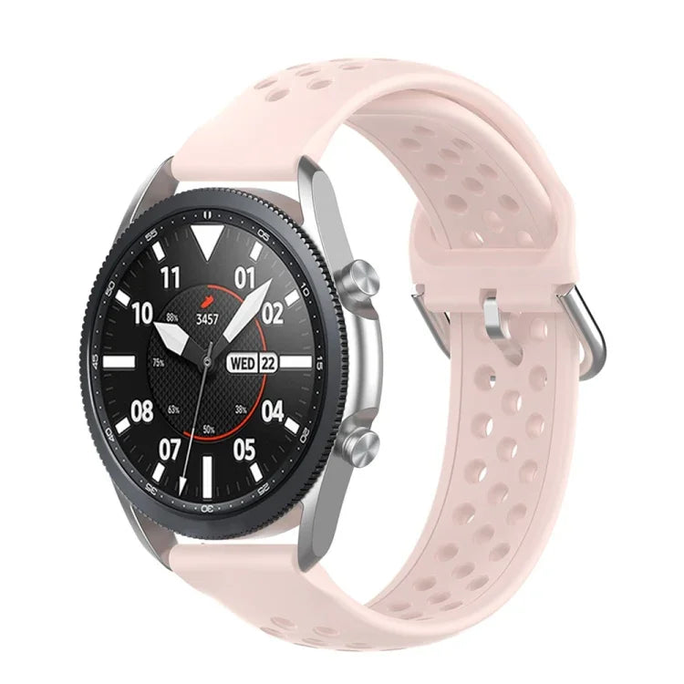 R850 Silicone Sports Solid Color Strap, Size: Free Size 20mm, For Galaxy Watch 3 41mm