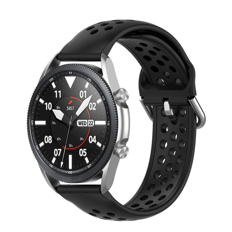 R850 Silicone Sports Solid Color Strap, Size: Free Size 20mm, For Galaxy Watch 3 41mm