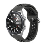 Silicone Sports Two-tone Strap, Size: Free Size 20mm, For Galaxy Watch 3 41mm