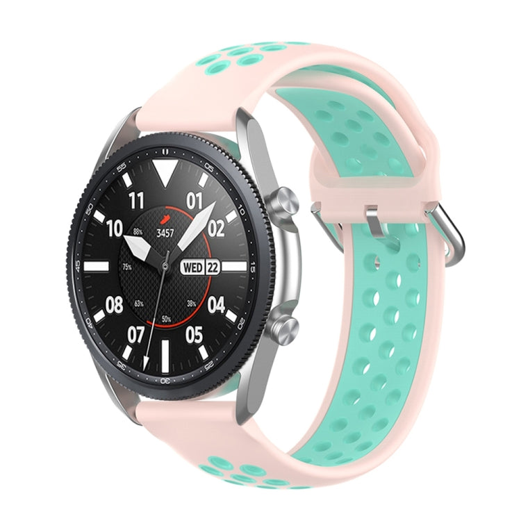 Silicone Sports Two-tone Strap, Size: Free Size 20mm, For Galaxy Watch 3 41mm