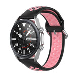 Silicone Sports Two-tone Strap, Size: Free Size 20mm, For Galaxy Watch 3 41mm