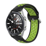Silicone Sports Two-tone Strap, Size: Free Size 20mm, For Galaxy Watch 3 41mm