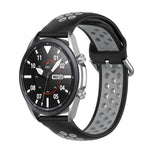 Silicone Sports Two-tone Strap, Size: Free Size 20mm, For Galaxy Watch 3 41mm