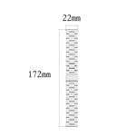 Three Stainless Steel Straps Disassemble The Meter & Ears, Size: 22mm, For Galaxy Watch 3 45mm