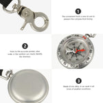 Nisa T49 Retro Keychain Compass