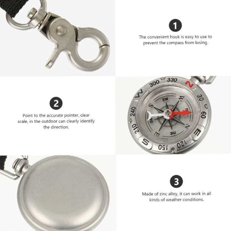 Nisa T49 Retro Keychain Compass