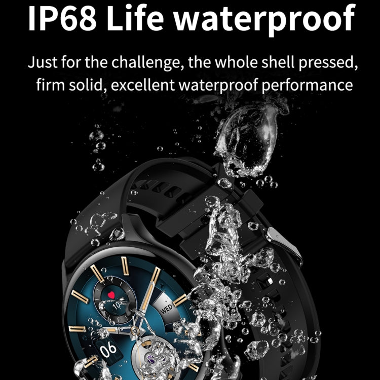 HK89 1.43 inch BT5.0 IP67 Sport Smart Watch, Support Bluetooth Call / Message Notification / Heart Rate / Blood Pressure Health Monitor