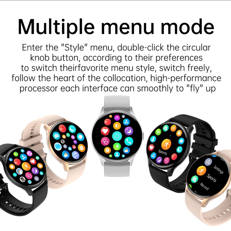 HK89 1.43 inch BT5.0 IP67 Sport Smart Watch, Support Bluetooth Call / Message Notification / Heart Rate / Blood Pressure Health Monitor