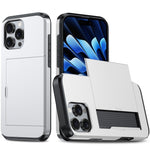 Shockproof Armor Phone Case with Card Slot, For iPhone 16 Pro Max, For iPhone 16 Pro, For iPhone 16 Plus, For iPhone 16