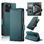 Side Buckle Magnetic Frosted Leather Phone Case, For iPhone 16 Pro, For iPhone 16 Plus, For iPhone 16, For iPhone 15 Pro Max, For iPhone 15 Pro, For iPhone 15 Plus