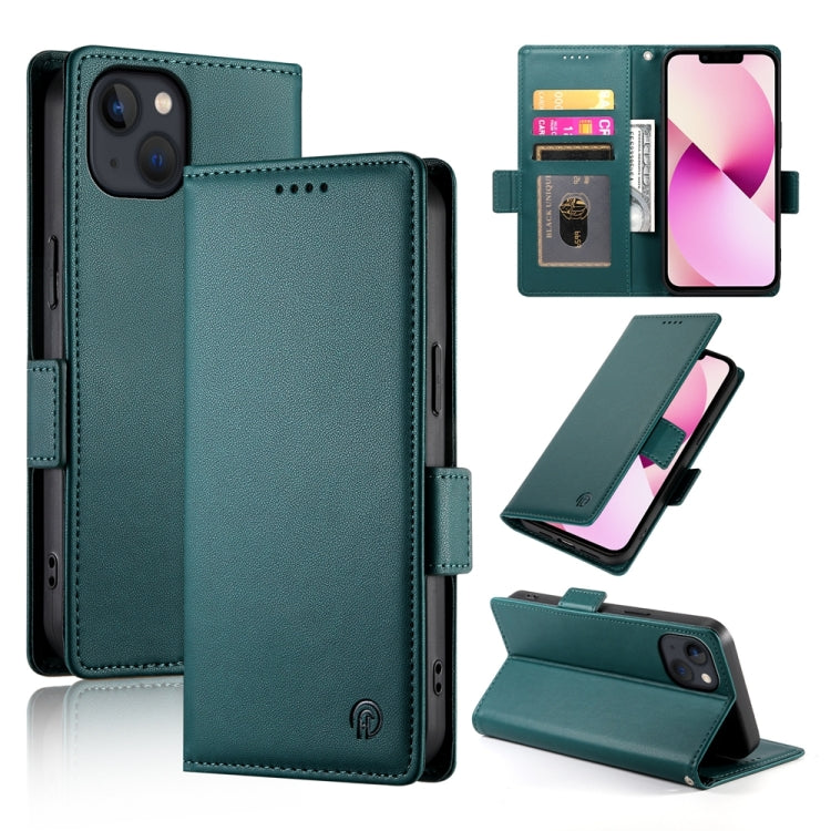 Side Buckle Magnetic Frosted Leather Phone Case, For iPhone 13 Pro Max, For iPhone 13 Pro, For iPhone 13, For iPhone 13 mini, For iPhone 12 / 12 Pro, For iPhone 12 Pro Max