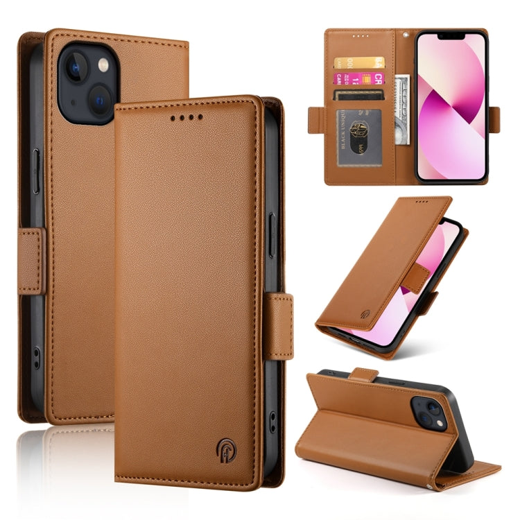 Side Buckle Magnetic Frosted Leather Phone Case, For iPhone 13 Pro Max, For iPhone 13 Pro, For iPhone 13, For iPhone 13 mini, For iPhone 12 / 12 Pro, For iPhone 12 Pro Max