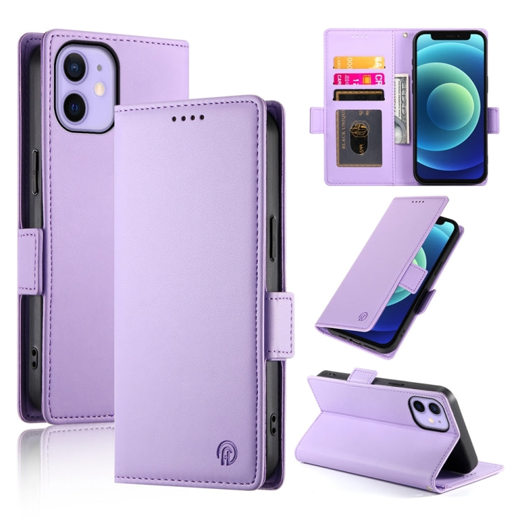 Side Buckle Magnetic Frosted Leather Phone Case, For iPhone 12 mini, For iPhone 11 Pro Max, For iPhone 11, For iPhone 11 Pro, For iPhone X / XS, For iPhone XR