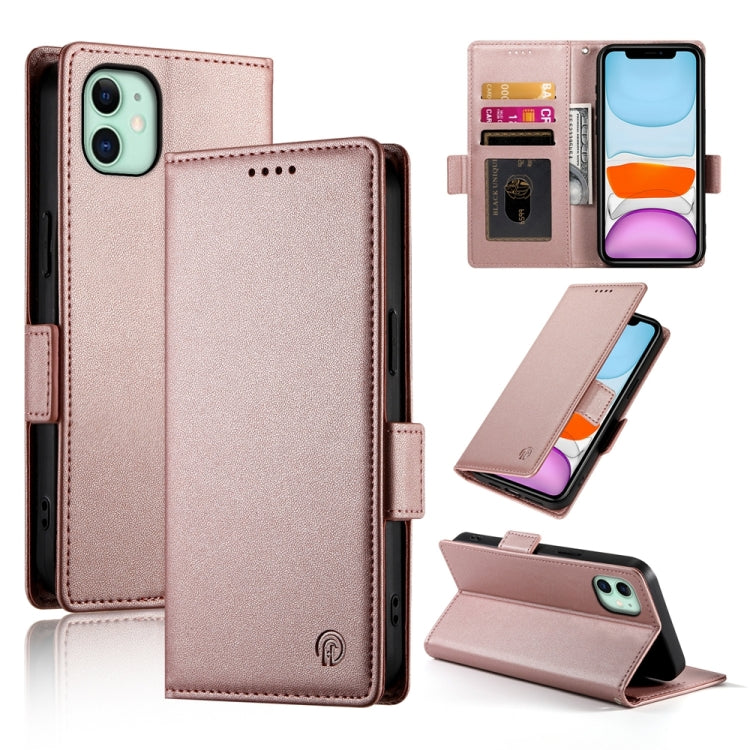 Side Buckle Magnetic Frosted Leather Phone Case, For iPhone 12 mini, For iPhone 11 Pro Max, For iPhone 11, For iPhone 11 Pro, For iPhone X / XS, For iPhone XR
