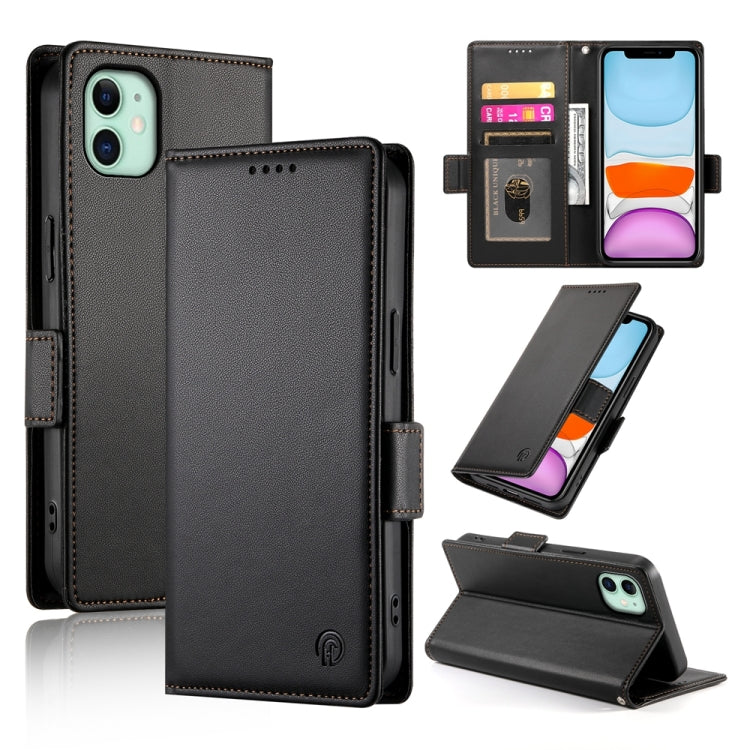Side Buckle Magnetic Frosted Leather Phone Case, For iPhone 12 mini, For iPhone 11 Pro Max, For iPhone 11, For iPhone 11 Pro, For iPhone X / XS, For iPhone XR