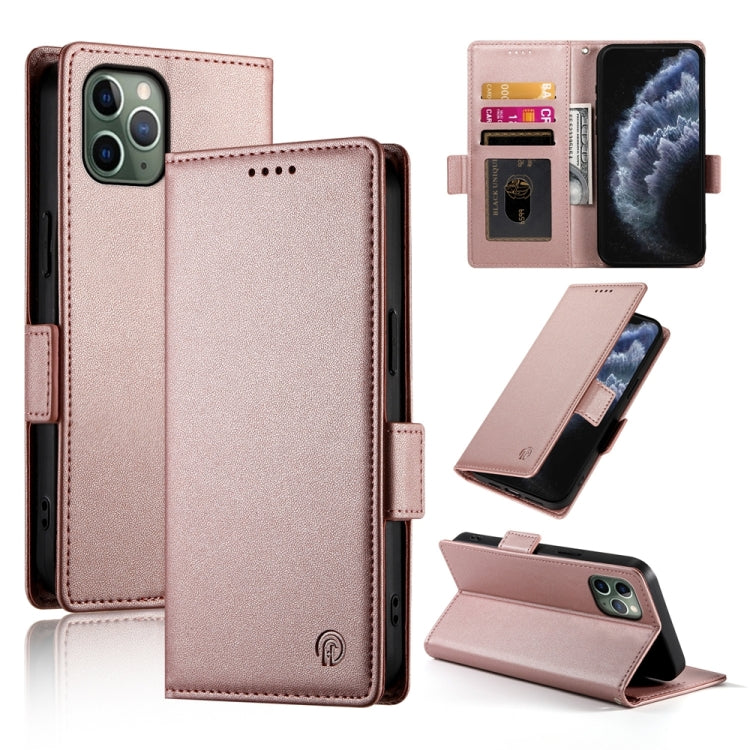 Side Buckle Magnetic Frosted Leather Phone Case, For iPhone 12 mini, For iPhone 11 Pro Max, For iPhone 11, For iPhone 11 Pro, For iPhone X / XS, For iPhone XR