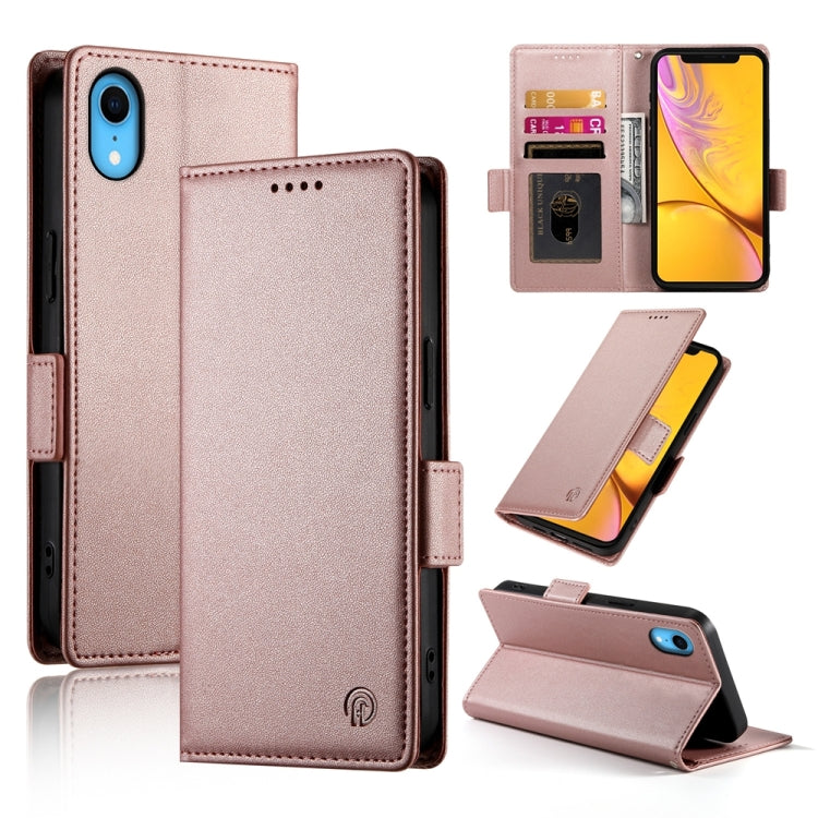 Side Buckle Magnetic Frosted Leather Phone Case, For iPhone 12 mini, For iPhone 11 Pro Max, For iPhone 11, For iPhone 11 Pro, For iPhone X / XS, For iPhone XR
