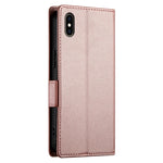 Side Buckle Magnetic Frosted Leather Phone Case, For iPhone XS Max, For iPhone 8 Plus / 7 Plus