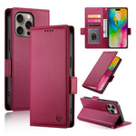 Side Buckle Magnetic Frosted Leather Phone Case, For iPhone 17e / 16e, For iPhone 17 Pro Max, For iPhone 17 Pro, For iPhone 17, For iPhone Air, For iPhone 16 Pro Max