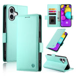 Side Buckle Magnetic Frosted Leather Phone Case, For iPhone 16 Pro, For iPhone 16 Plus, For iPhone 16, For iPhone 15 Pro Max, For iPhone 15 Pro, For iPhone 15 Plus