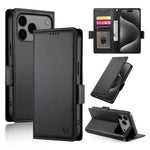 Side Buckle Magnetic Frosted Leather Phone Case, For iPhone 17e / 16e, For iPhone 17 Pro Max, For iPhone 17 Pro, For iPhone 17, For iPhone Air, For iPhone 16 Pro Max