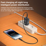 Yesido YC69 30W USB + Dual USB-C / Type-C Digital Display Charger, Specification:EU Plug, YC69