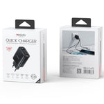 Yesido YC69 30W USB + Dual USB-C / Type-C Digital Display Charger, Specification:EU Plug, YC69