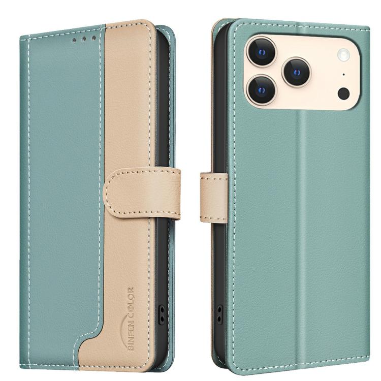 Color Matching RFID Anti-theft Leather Phone Case, For iPhone 18 Pro/17 Pro, For iPhone 18 Pro Max/17 Pro Max, For iPhone 17e / 16e, For iPhone 17, For iPhone Air, For iPhone 16 Pro Max, For iPhone 16 Pro, For iPhone 16 Plus, For iPhone 16