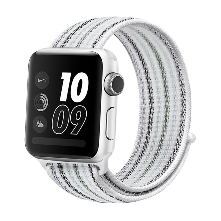 Nylon Loop Watchband, For Apple Watch Series 8&7 41mm / SE 2&6&SE&5&4 40mm / 3&2&1 38mm, For Apple Watch Ultra 49mm / Series 8&7 45mm / SE 2&6&SE&5&4 44mm / 3&2&1 42mm, For Apple Watch Series 7 41mm / 6 & SE & 5 & 4 40mm / 3 & 2 & 1 38mm               ...